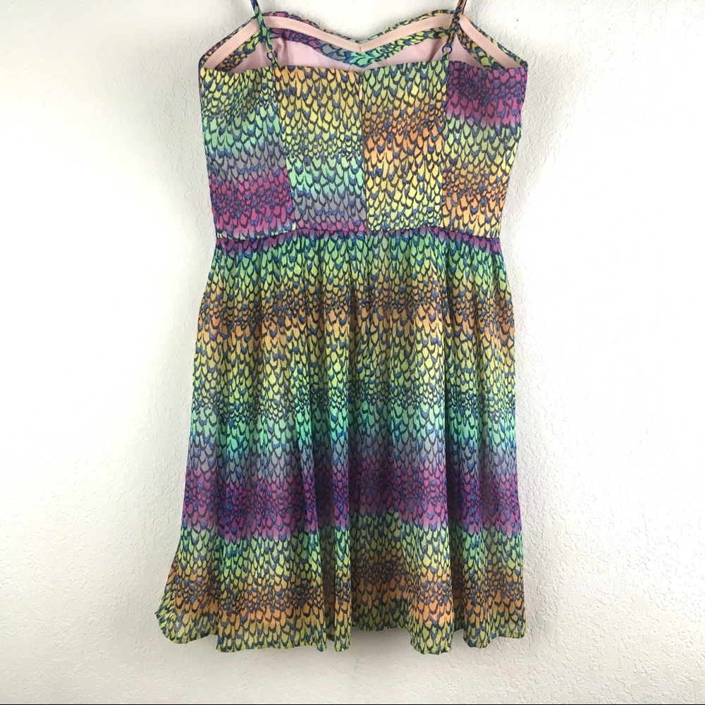 BB Dakota Neon Bustier Mermaid Dress - Picture 6 of 8